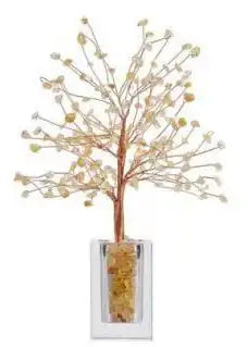 Illuminate Your Sanctuary: Natural Crystal Healing Tree Decor
