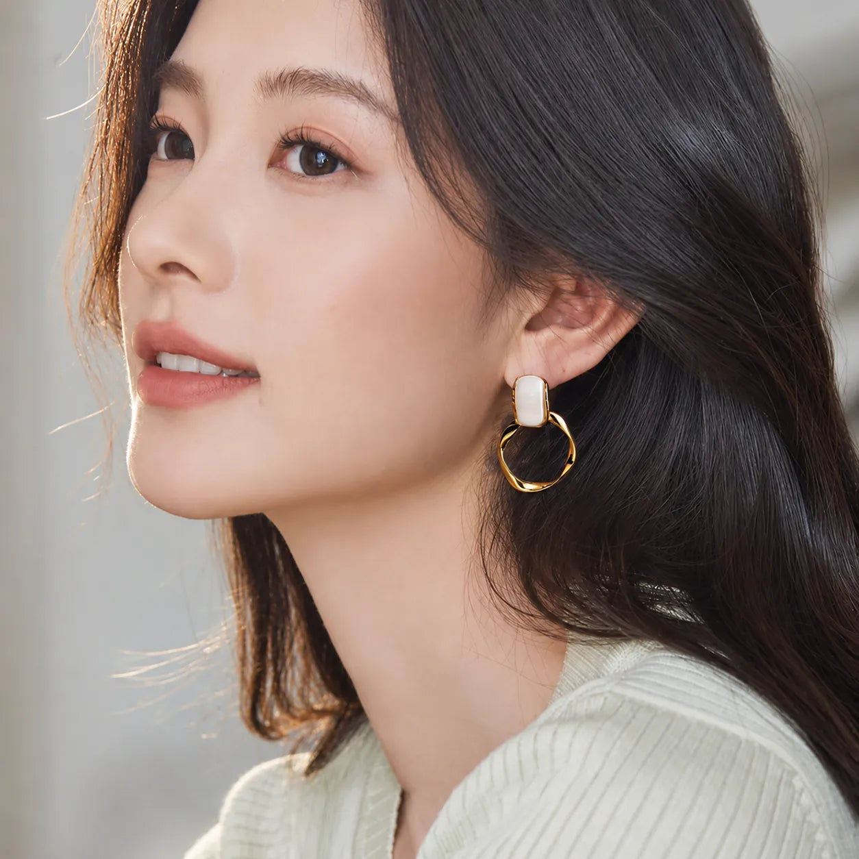 FREE Today: Gold Statement Hoop Earrings