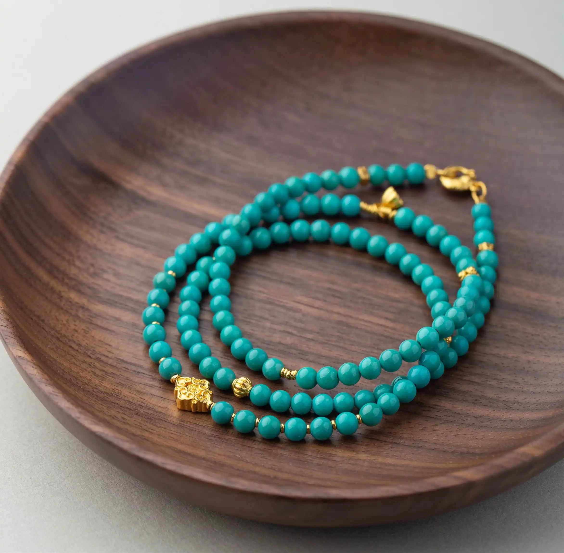 Turquoise Multi-Wrap|Calm Connections · Artisan Heritage