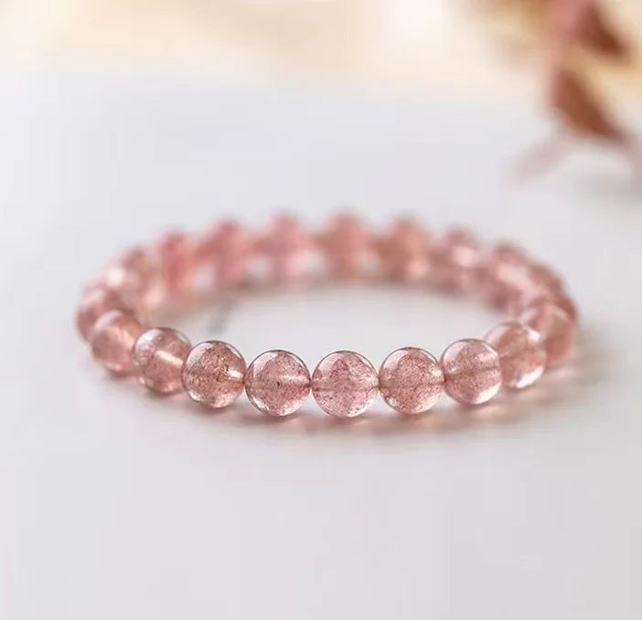 Harmony|Strawberry Quartz Bracelet