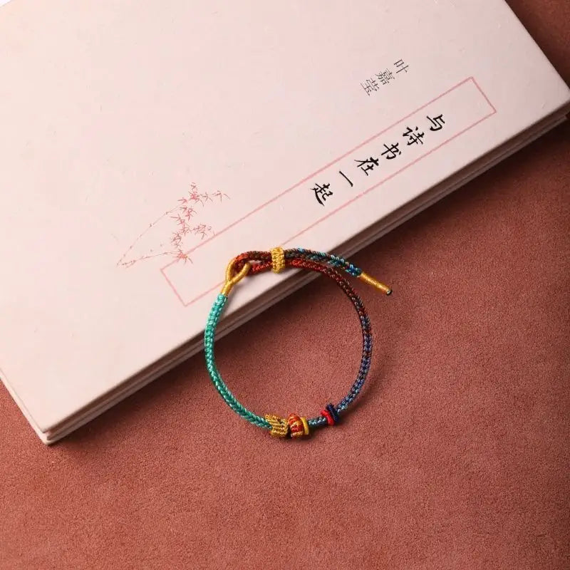 Color Energy Ring Modern Hand Knitted Bracelet