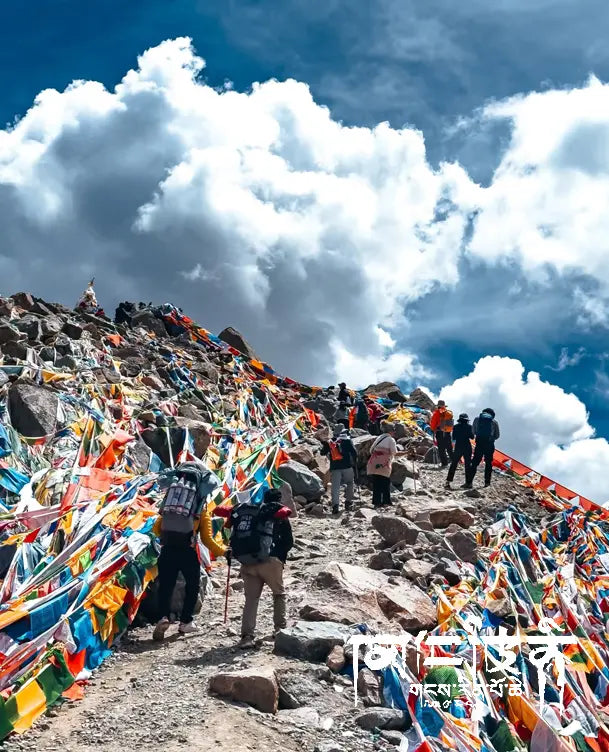 Tibetan Serenity: The Harmony of Purple & Smoke