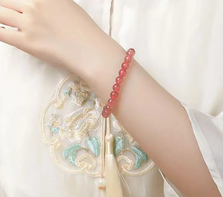 Harmony|Strawberry Quartz Bracelet