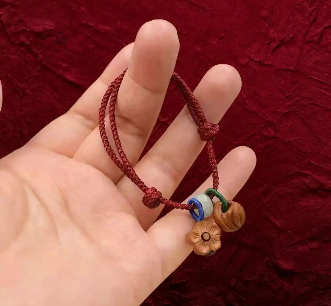 Walnut Birth Year Bracelet – Modern Weave, Timeless Fortune