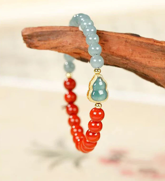 Himalayan Lake Harmony Mala - Rose Quartz & Turquoise 6mm Beads