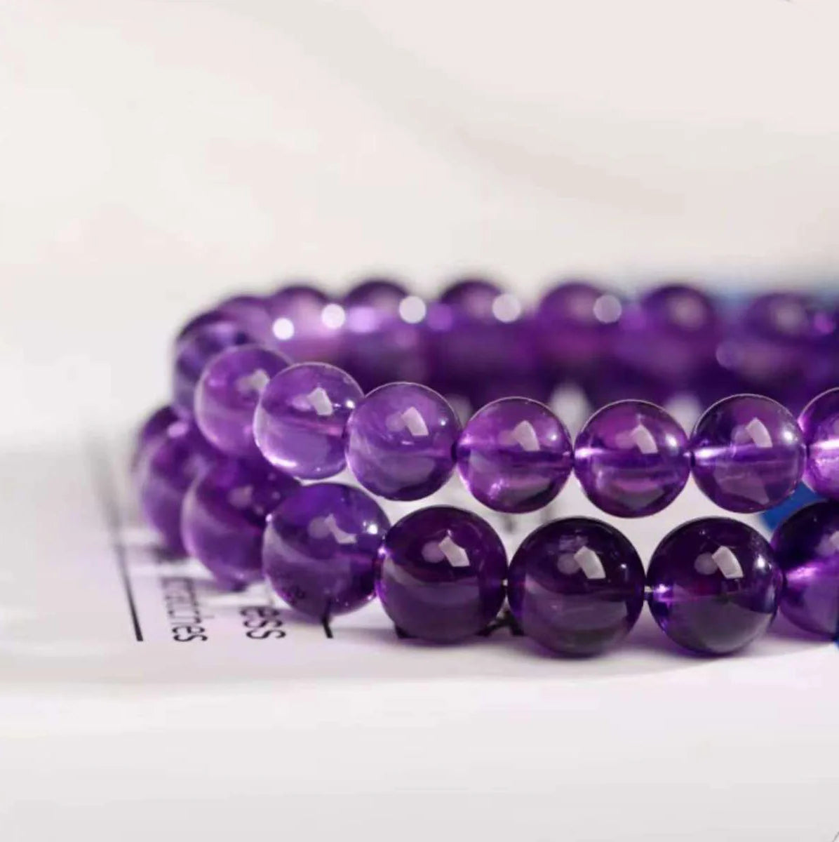 Natural Amethyst Bracelet|Himalayan Stardust · Pocket of Calm