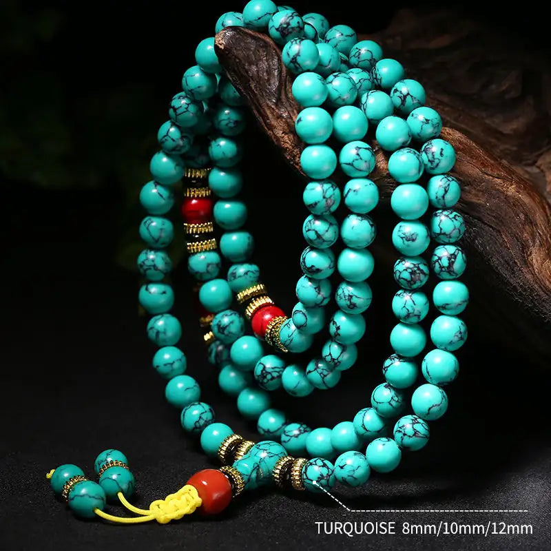 Tibetan Turquoise Wisdom Carved by Mountain Spirits