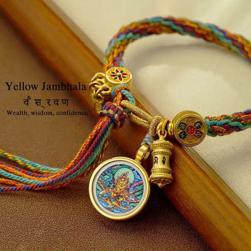 Tibetan Thangka Red String Bracelet