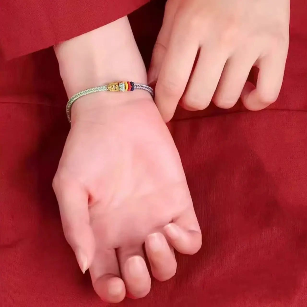 Color Energy Ring Modern Hand Knitted Bracelet