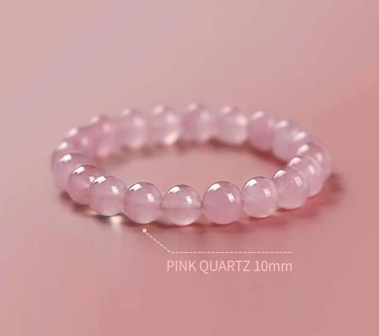 Serendipity Sphere · Tibetan Quartz|Pink Quartz Bracelet