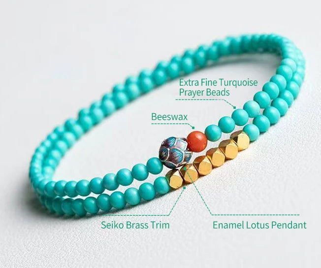 Dual-Spiral Turquoise Chords