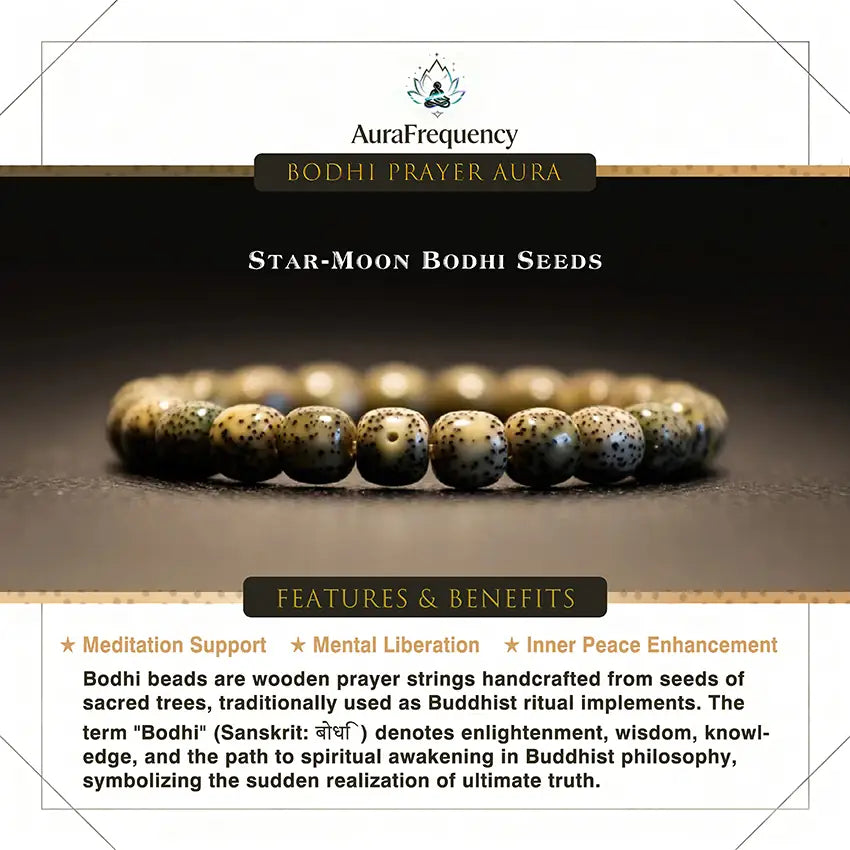 "Lotus Whispers" Double-Loop White Bodhi Bracelet