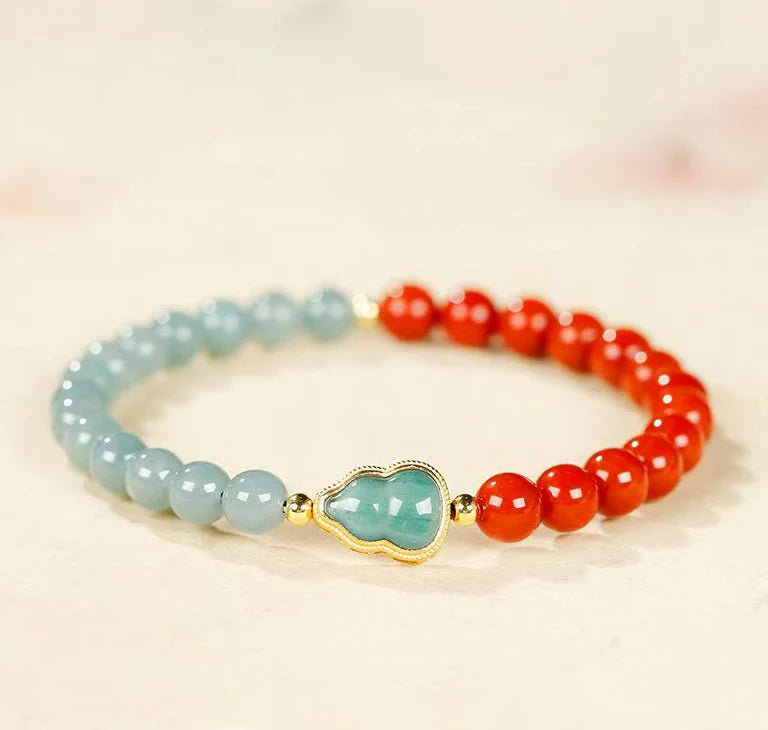 Himalayan Lake Harmony Mala - Rose Quartz & Turquoise 6mm Beads