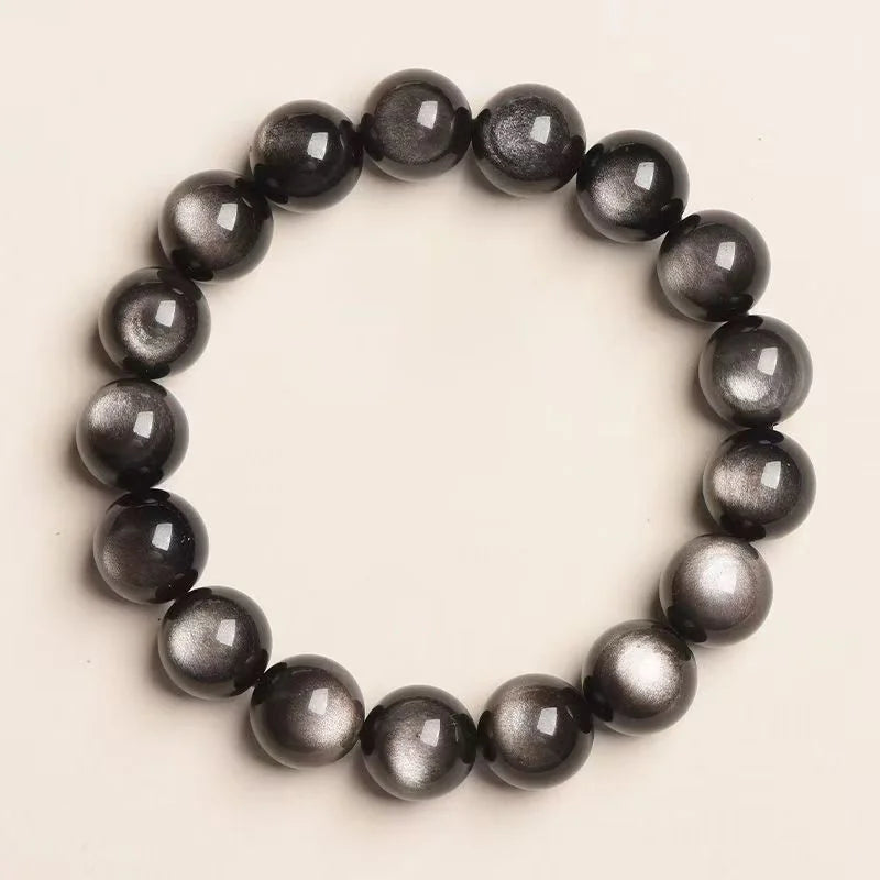 Primordial Shield · Tibetan Forge｜Obsidian Bracelet