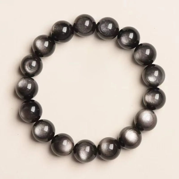 Primordial Shield · Tibetan Forge｜Obsidian Bracelet