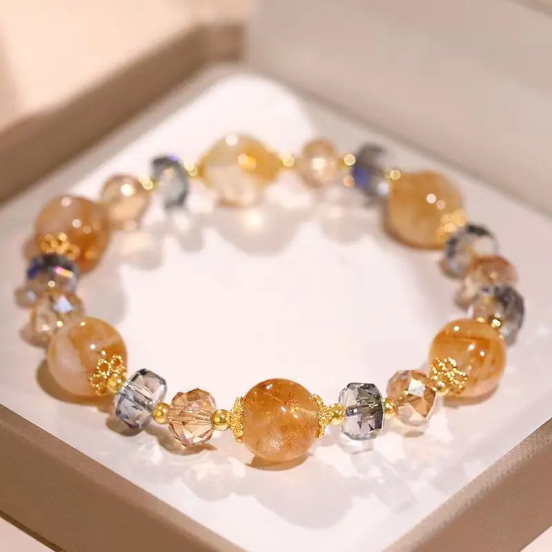 “Sunlit Dreamweaver” Citrine Bracelet｜Warmth on Wrist, Courage in Heart