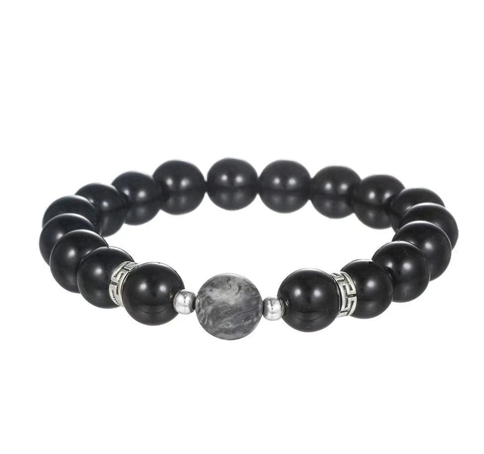 Obsidian Pi Xiu Bracelet｜Shadow & Ember Guardian——Portable Energy Field