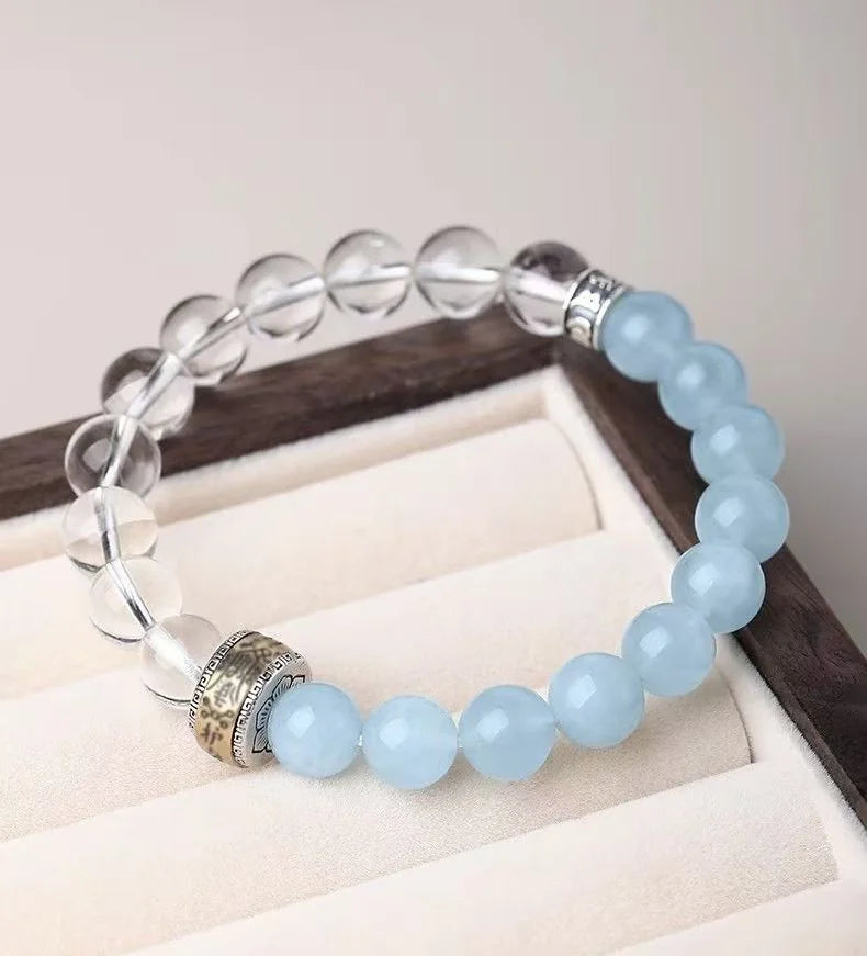 Himalayan Dual Spectrum｜Tibetan Aqua-Crystal Mala