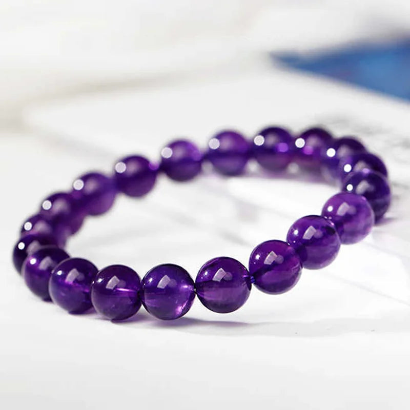 Natural Amethyst Bracelet｜Himalayan Stardust · Pocket of Calm