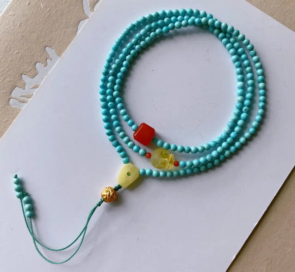 Multi-Wrap Turquoise｜Sun &amp; Ember Amber · Earth Resonance