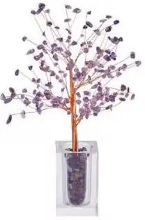 Illuminate Your Sanctuary: Natural Crystal Healing Tree Decor