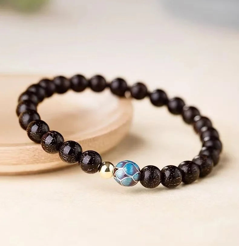 Sacred Lotus & Santal｜Tibetan Sandalwood Bracelet