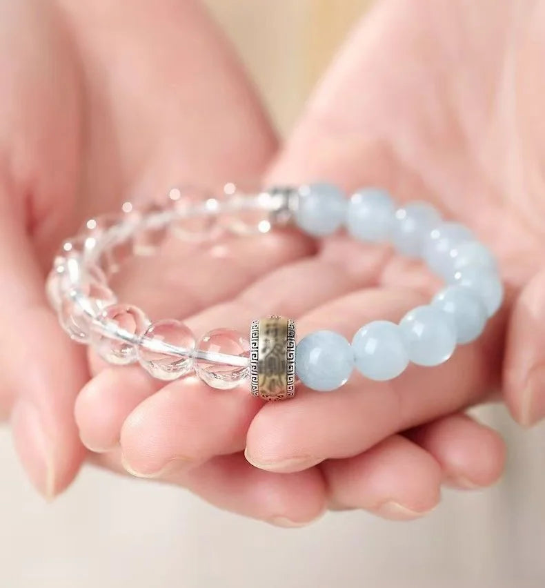 Himalayan Dual Spectrum｜Tibetan Aqua-Crystal Mala