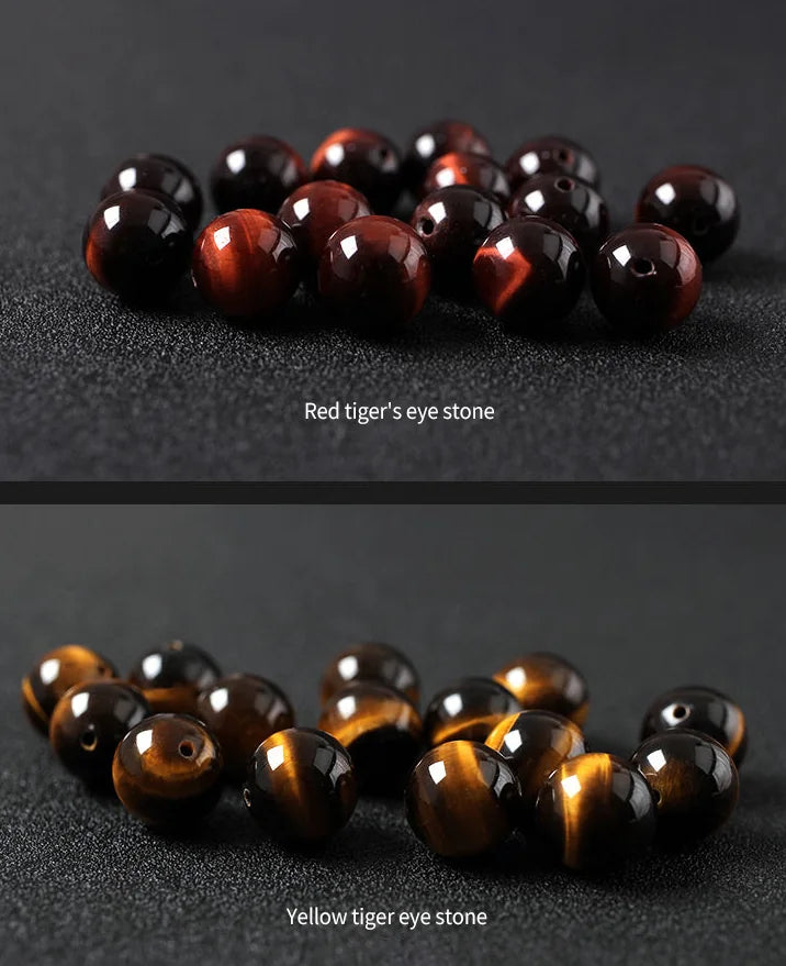 Obsidian Tiger Eye Bracelet｜Highland Craft · Natural Harmony