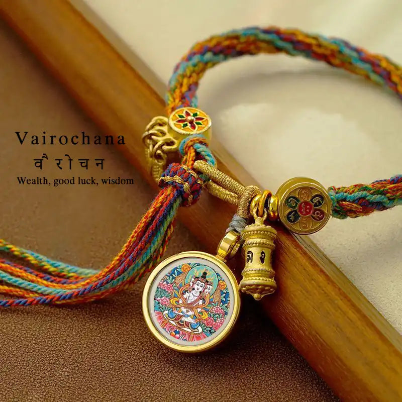 Tibetan Thangka Red String Bracelet