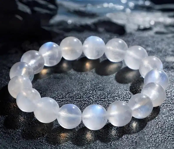 Labradorite Beaded Bracelet｜Moonlight Glow·Spiritual Guardian