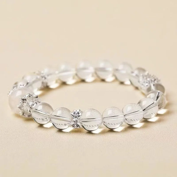 Himalayan Clear Light｜Clear Quartz Single-Strand Bracelet