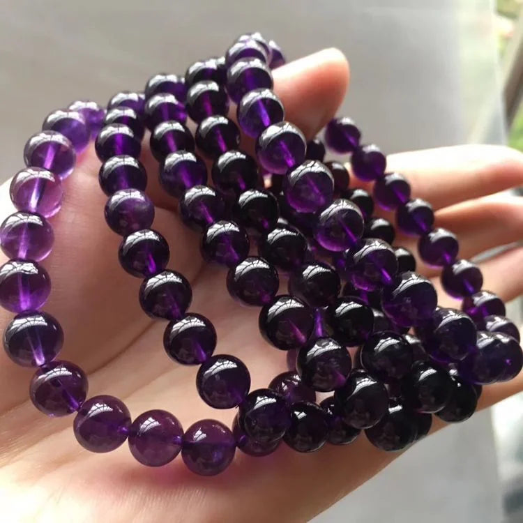 Natural Amethyst Bracelet｜Himalayan Stardust · Pocket of Calm