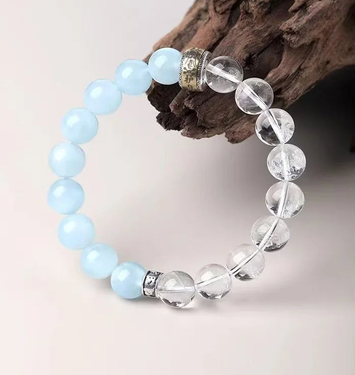 Himalayan Dual Spectrum｜Tibetan Aqua-Crystal Mala