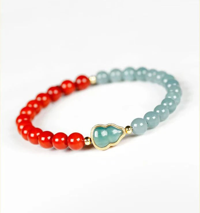 Himalayan Lake Harmony Mala - Rose Quartz & Turquoise 6mm Beads