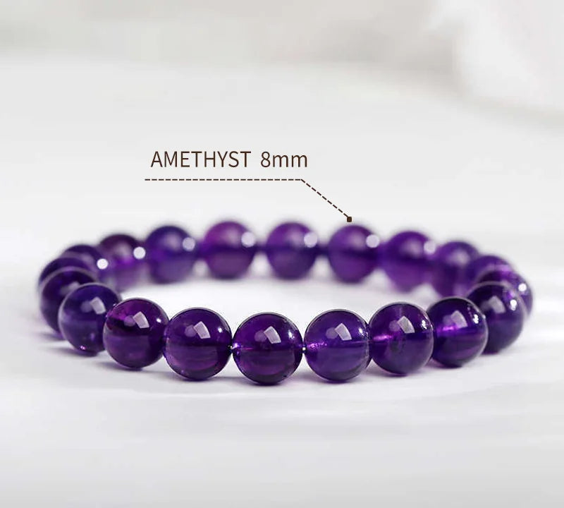 Natural Amethyst Bracelet｜Himalayan Stardust · Pocket of Calm