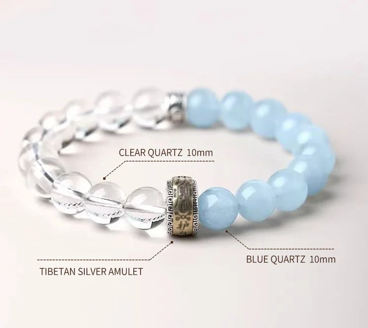 Himalayan Dual Spectrum｜Tibetan Aqua-Crystal Mala