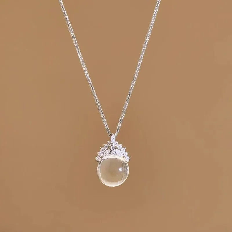 Pure Radiance: Clear Quartz Necklace