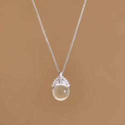Pure Radiance: Clear Quartz Necklace