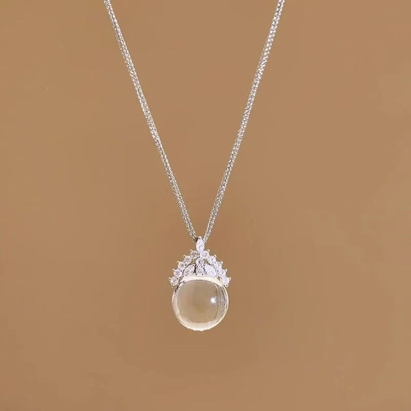 Pure Radiance: Clear Quartz Necklace