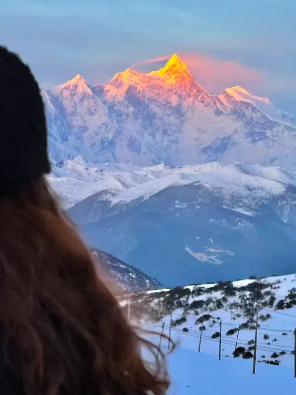 Tibetan Rose Light｜Pink Quartz Dual-Strand Bracelet